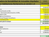 Thumbnail for Calculadora de Rentabilidad de Alquileres por Habitaciones Gratis